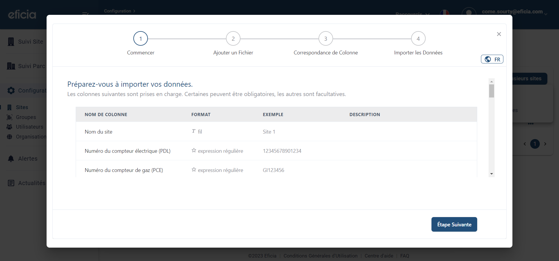 How do I add bulk sites to my organization? Eficia Help center